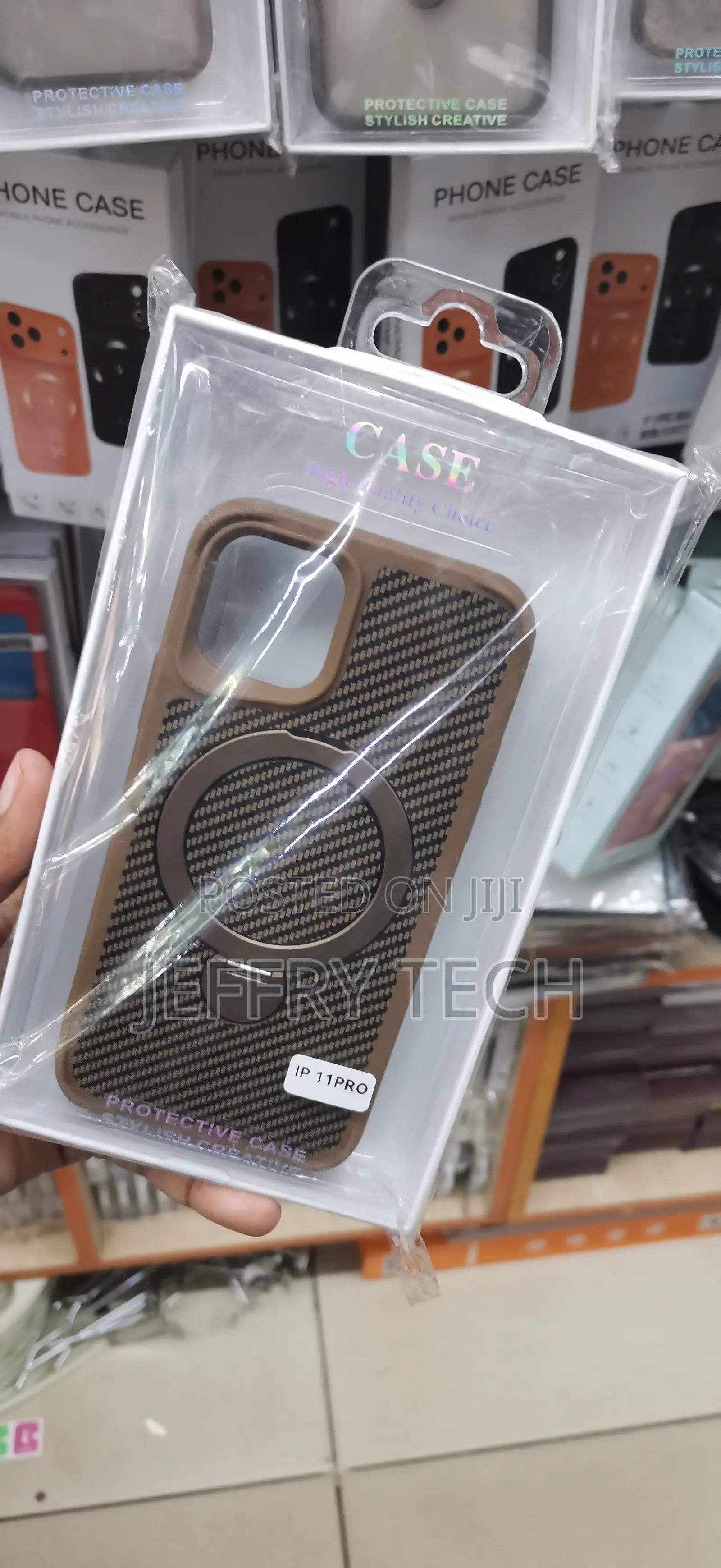 iPhone 11 Pro Case ,With a Raised Lip Shield Surrounding the Camera .