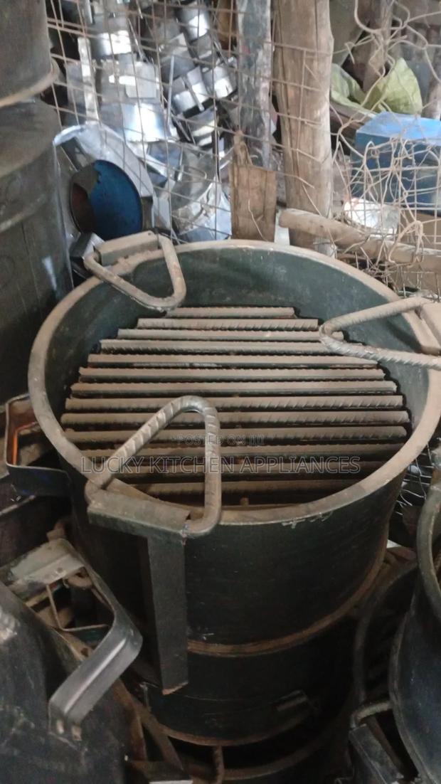 Heavy Duty Mild Steel Jiko With Angel Line and Grill.