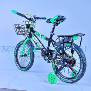 Cross Road Size 16 Kids Bicycle With Training Wheels – Strong Safe