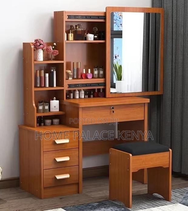 Dressing Table: Modern MDF 4 Drawer Vanity Table - thumbnail 6