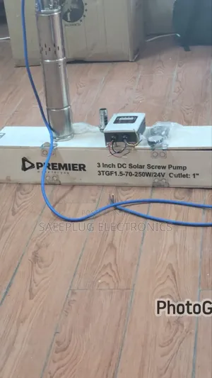 Premier 3" Dc Solar Brushless Submersible Pump (24v, 250w, 70m Head)