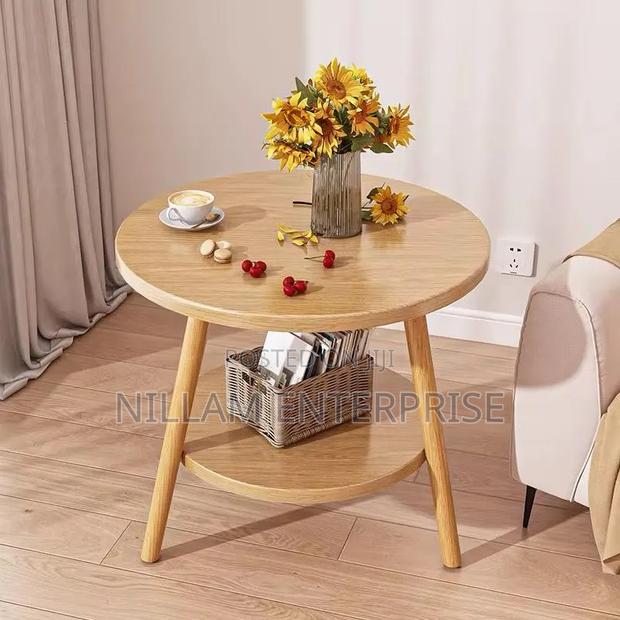 2 Layer Minimalist Nordic Syle Coffee Side Table* - thumbnail 2