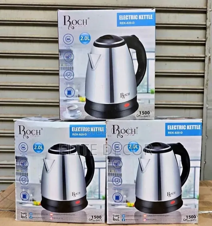 2.0 Litres Roch Stainless Steel Electric Kettle