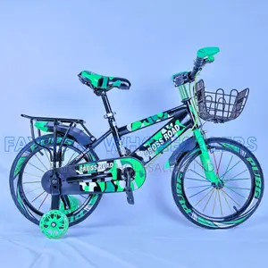 Cross Road Children's Bicycle With Support Wheels