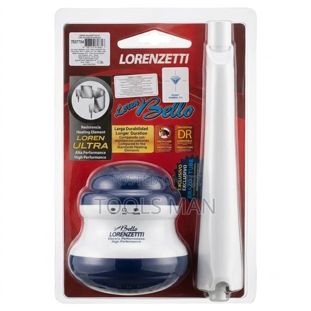 Lorenzetti Loren Bello Ultra Instant Shower Head With Extension Arm