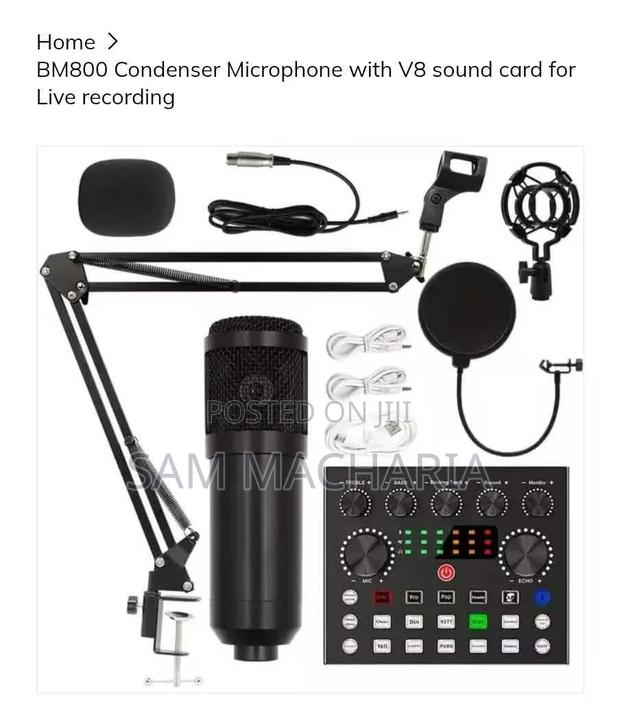 Bm 800 Condenser Mic With V8 Soundcard