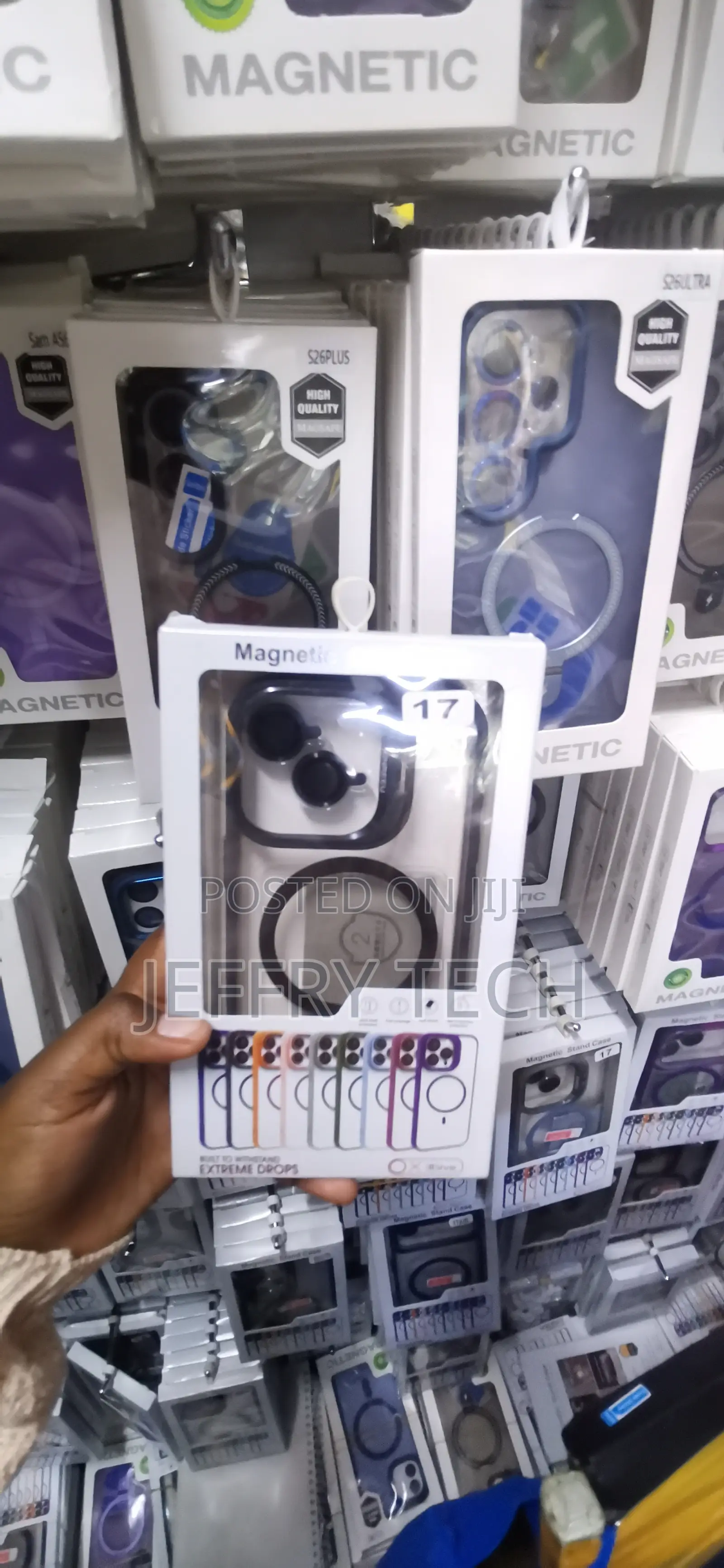 Ip 17 Case With a Strong Magnetic Array