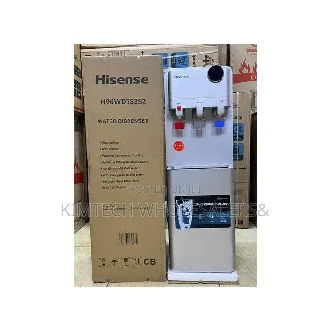 Hisense Silver 3taps Hot,Normal and Cold Dispenser With Compressor