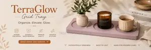 Terra Glow Grid Tray