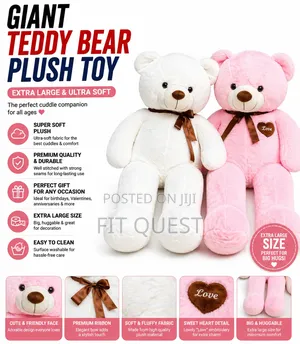 100cm Giant Teddy Bear Plush Toy Extra Soft Large Hugging Gift