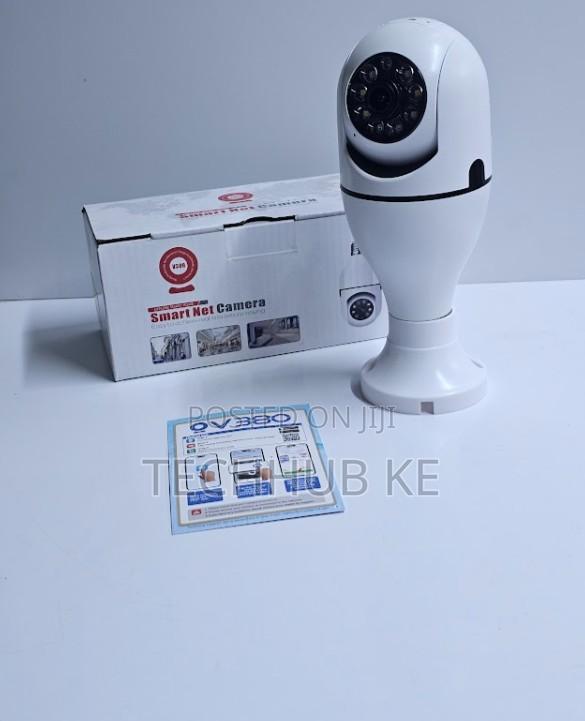 #Rotating Wifi Bulb PTZ Camera V380 Bulb Camera