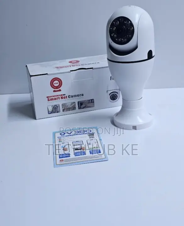 #Rotating Wifi Bulb PTZ Camera V380 Bulb Camera