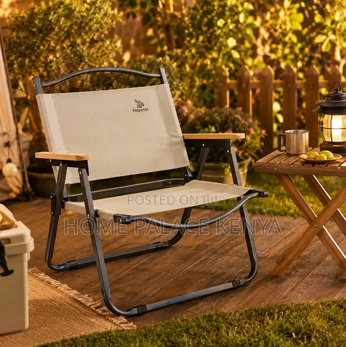 Outdoor Chair: Portable Fabric Chair With Metal Legs