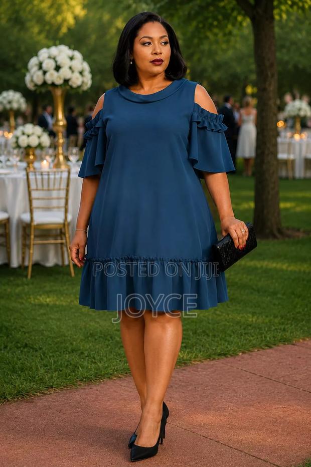 Plain Shift Dress - thumbnail 6