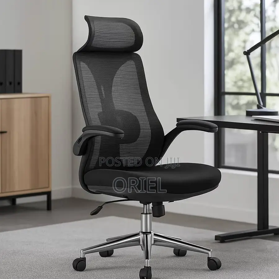 Office Chair : Breathable High-Back Mesh Ergonomic Chair