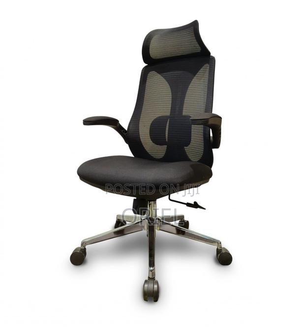 Office Chair : Breathable High-Back Mesh Ergonomic Chair - thumbnail 3
