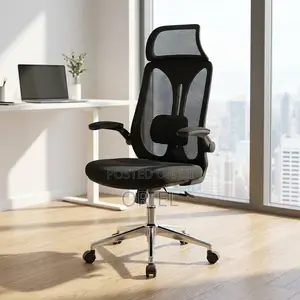Office Chair : Breathable High-Back Mesh Ergonomic Chair