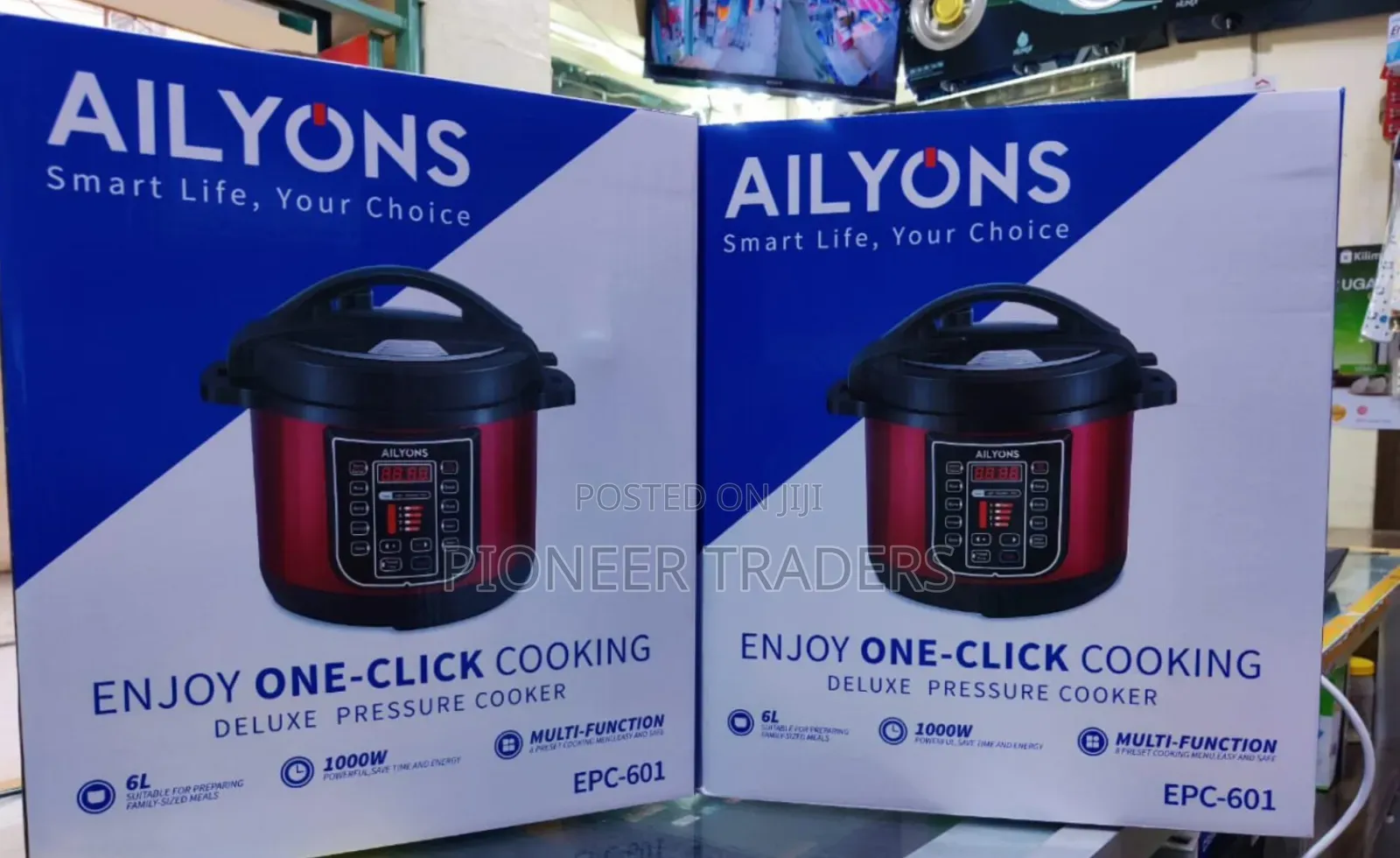 Electric Pressure Cooker 6 Litres Ailyons