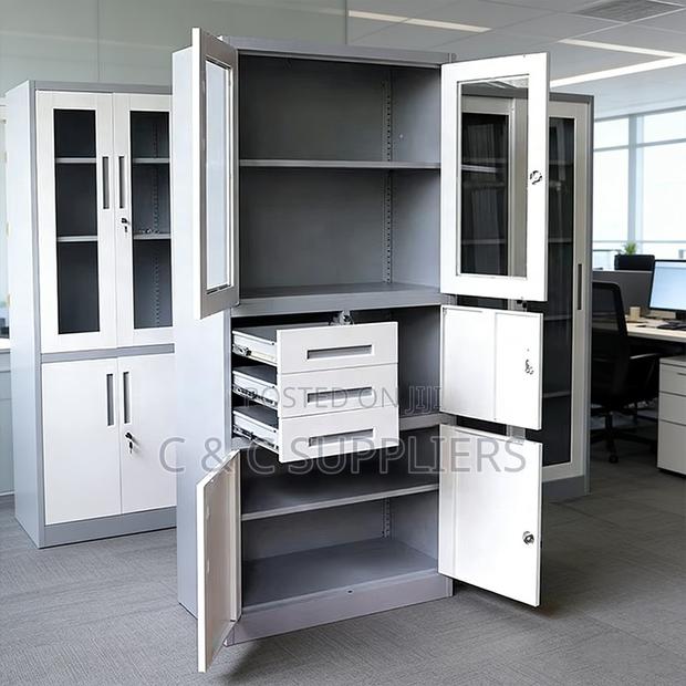 Steel Office Cabinet With Safe. - thumbnail 2