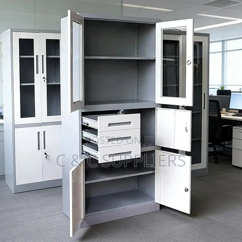 Steel Office Cabinet With Safe.