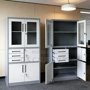Steel Office Cabinet With Safe.