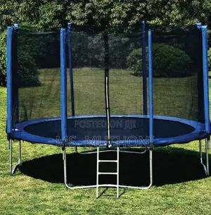 Outdoor Kids / Adults Trampoline With Safety Net –