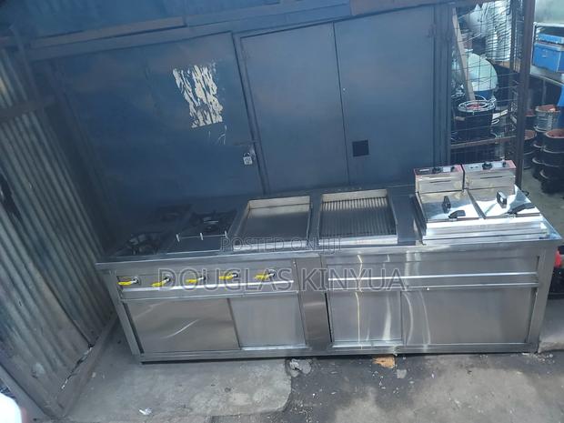 Unit Cooker/Stainless Combined Cooking Range