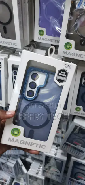 Samsung Galaxy S26 Blue Magsafe-Compatible Magnetic Phone Case