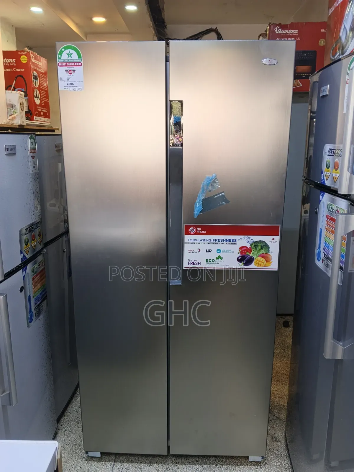 Tlac No Frost, 450l Twin Door Refrigerator