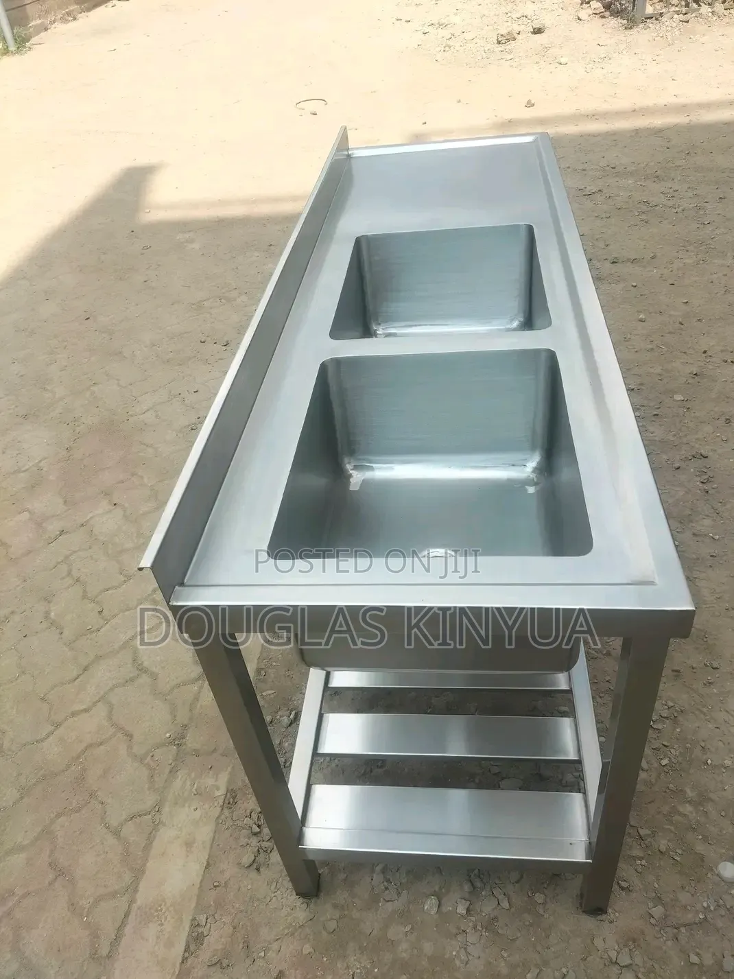 Commercial Double Bowl Washing Sink/ Kitchen Sink Ss
