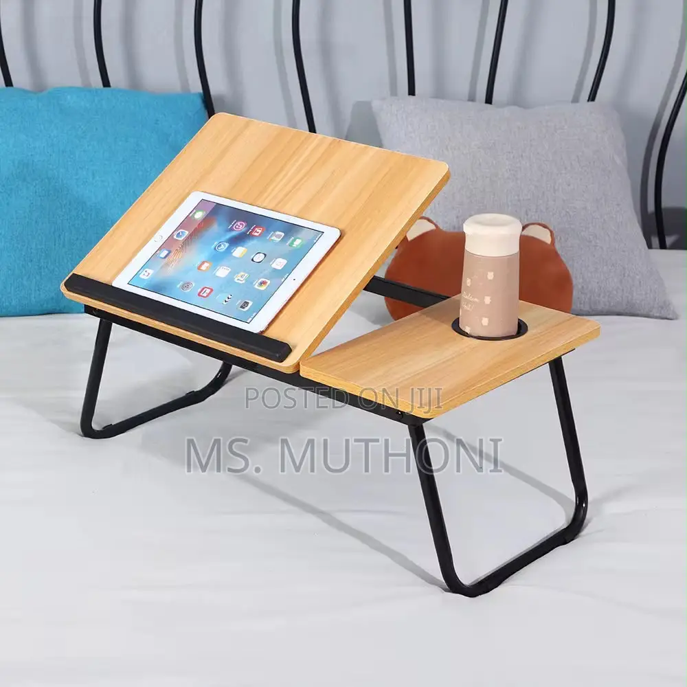 *Adjustable Desk Bed Table With Foldable Legs*