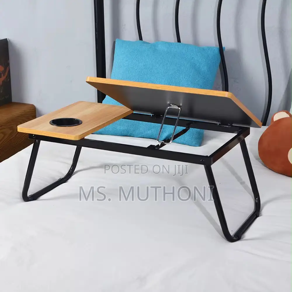 *Adjustable Desk Bed Table With Foldable Legs*