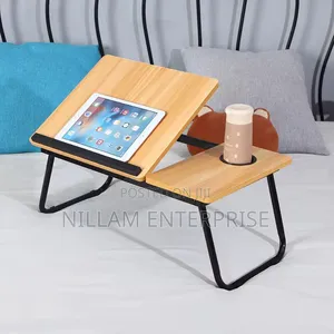 Adjustable Tilting Laptop Folding Table Stand