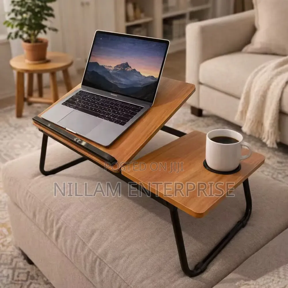 Adjustable Tilting Laptop Folding Table Stand
