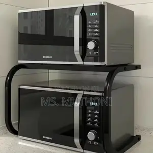 1 Tier Metallic Microwave Organizer Shelf / Stand*