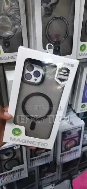 iPhone 11 Pro Max High-Quality Semi-Opaque Frosted Magnetic Case