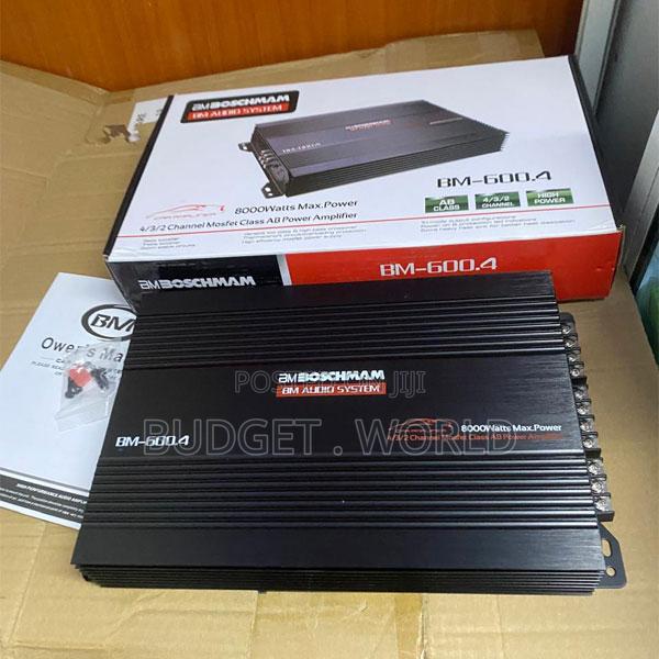 Boschmann Bm600.4 4/3/2 Channel Amplifier – Deep Bass and Clear Vocals