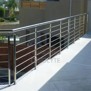 Stainless Steel Pipe Railing – Balcony Staircase