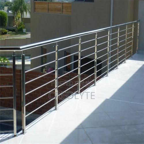 Stainless Steel Pipe Railing – Balcony Staircase - thumbnail 2