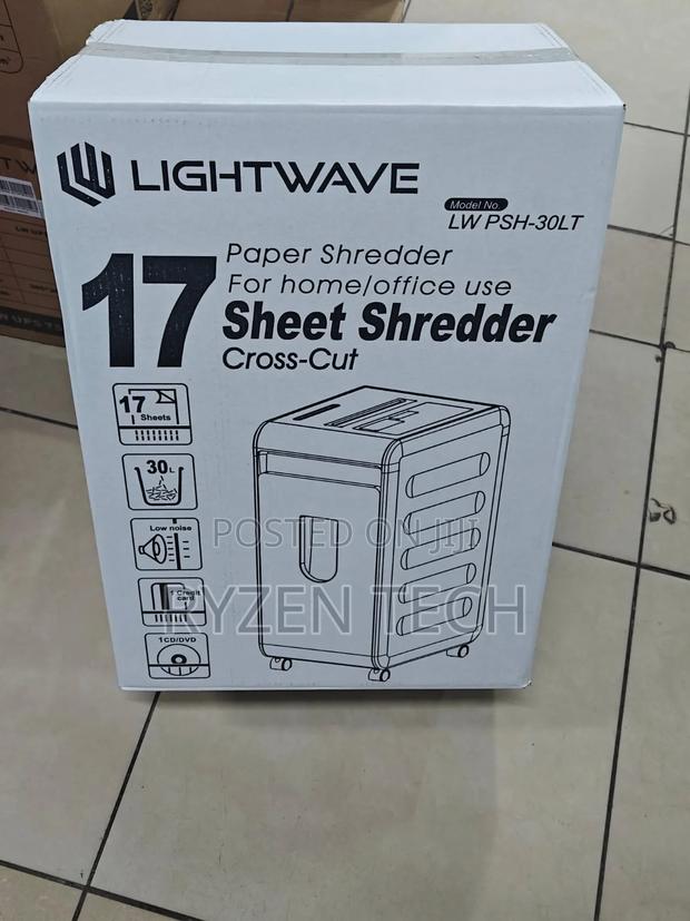 Lightwave 17sheets Paper Shredder Lw-PSH-30lt