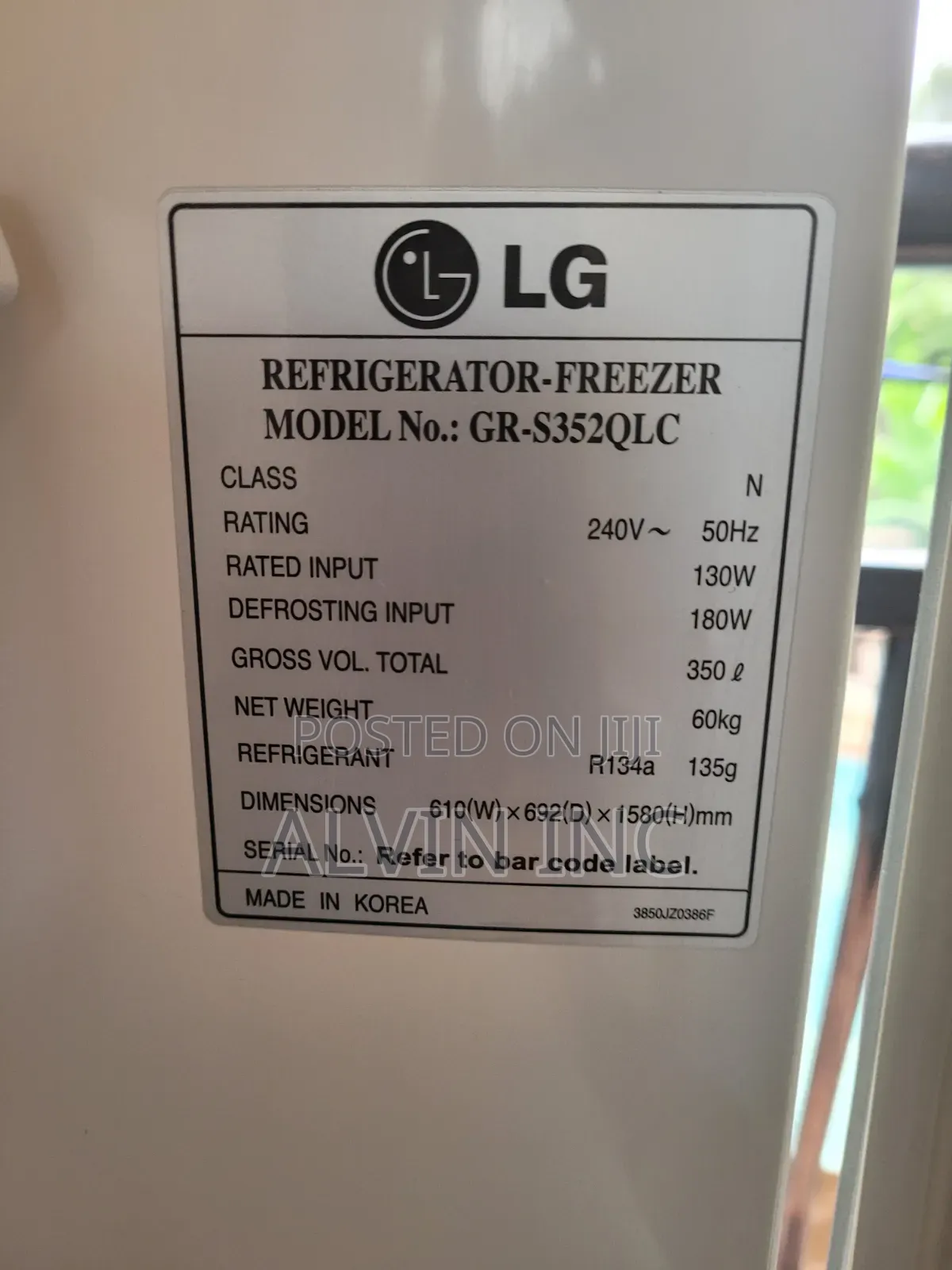 Lg Grs352qlc Fridge
