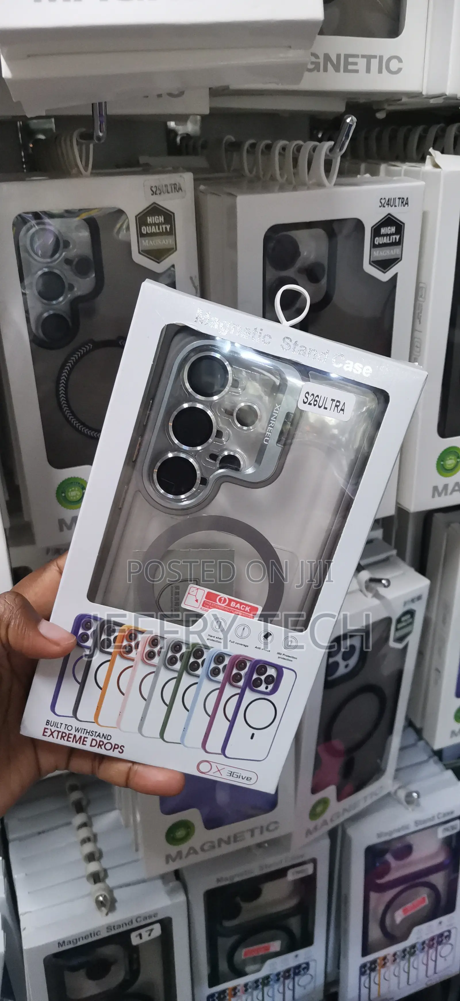 Samsung Galaxy S26 Tpu Magnetic 360° Ring Stand Case