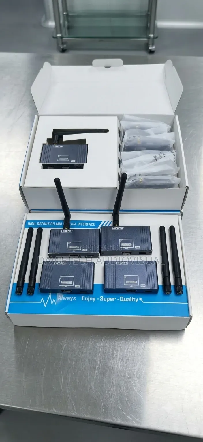 200 MTRS Hdmi Wireless Extender, 1 Transmitter to 4 Receivers,