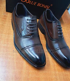 Brown Leather Official Shoes for Men