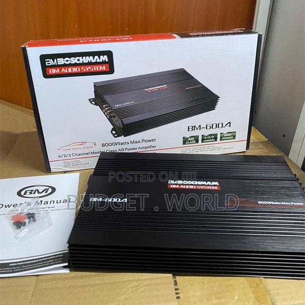 Boschmann Bm600.4 Multi-Channel Amplifier – Powerful Audio for Every