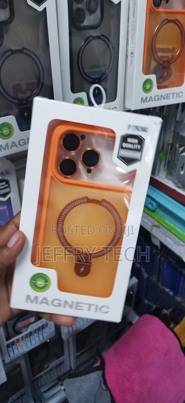 iPhone 17 Pro Max Vibrant Orange Frame Case - thumbnail 2