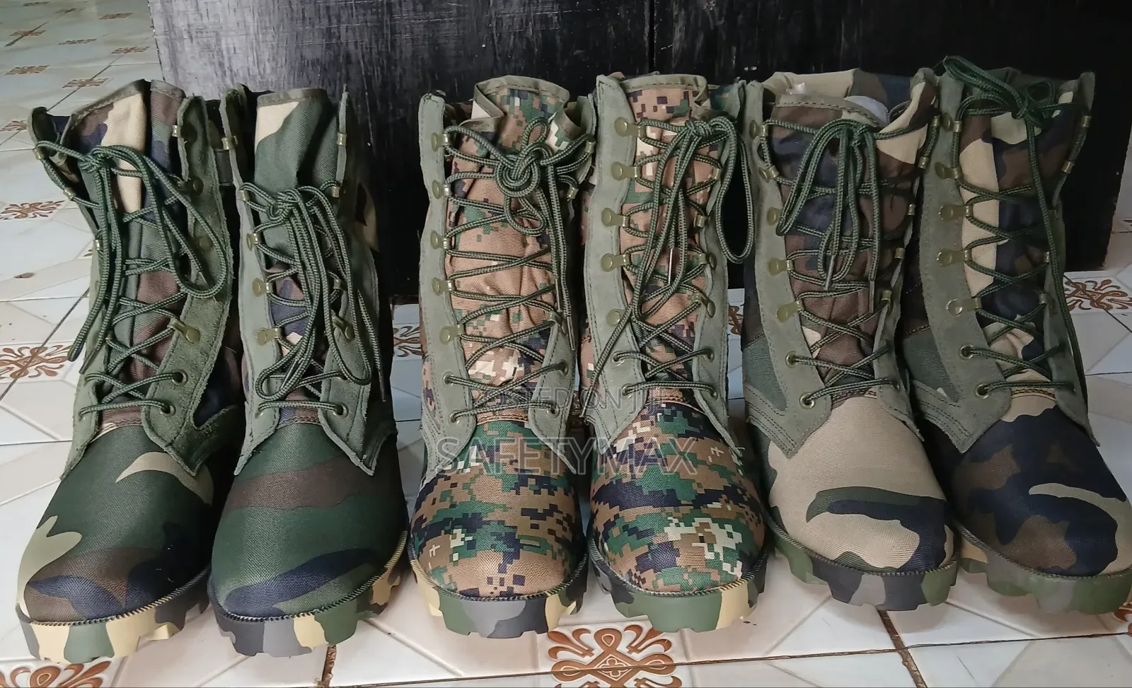 Durable Combat Riding Boots-Strong Anti-Slip Motorcycle Boots-2500