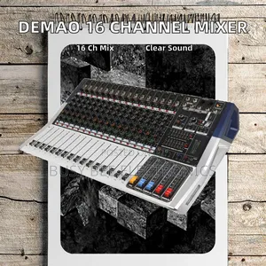 Professional Digital Mixer 16 Channels Noise Cancelling Amplifier