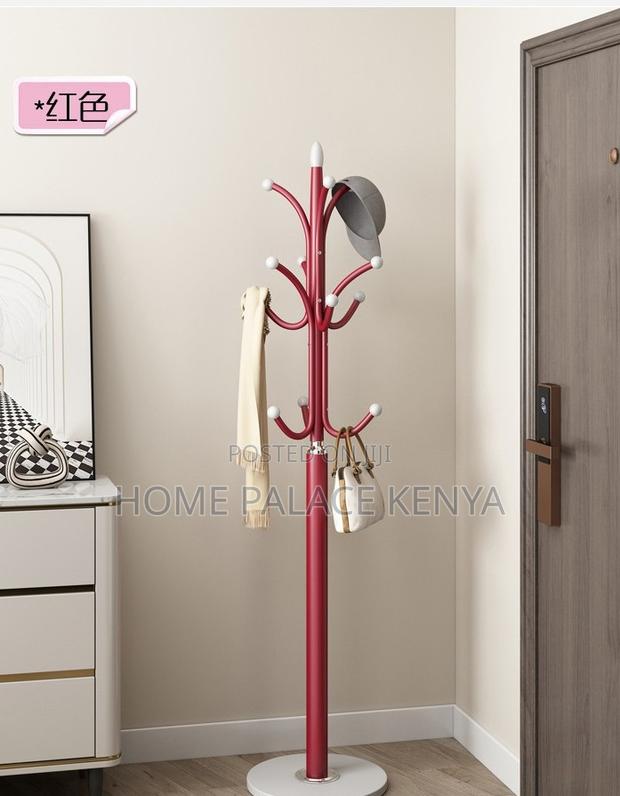 Coat Hanger: Marble Base Steel Hat Stand - thumbnail 4