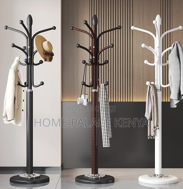Coat Hanger: Marble Base Steel Hat Stand - thumbnail 5